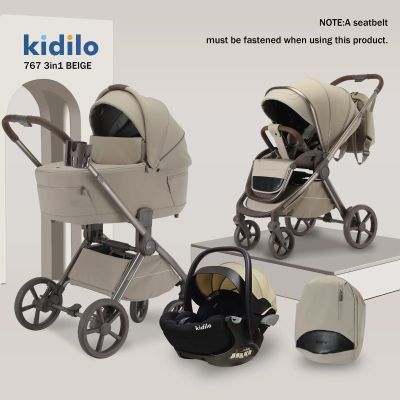 Kidilo 767 Karrocë për Fëmijë 3 në 1