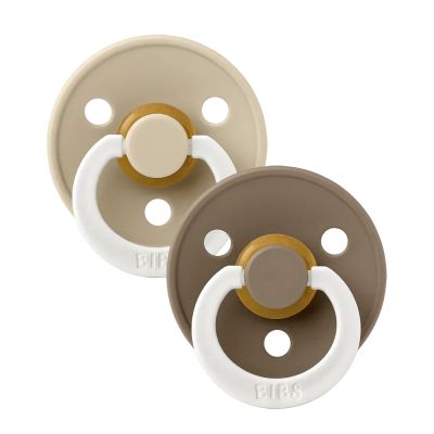 Biberon BIBS Colour Pacifier GLOW - 2 copë